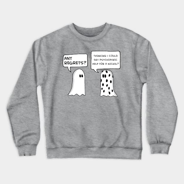 Ghost Problems Crewneck Sweatshirt by Mythdirection